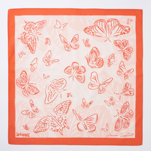 Load image into Gallery viewer, Peachy Keen Small Cotton Furoshiki Wrap
