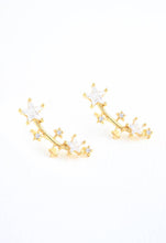 Load image into Gallery viewer, Constellation Star CZ Crawler Earrings
