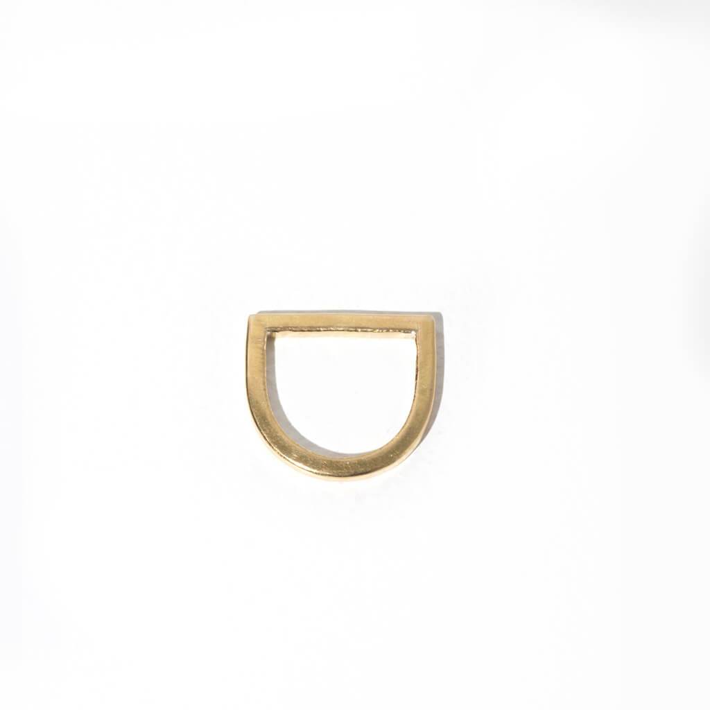 Horizon Ring Single | Brass | Size 7