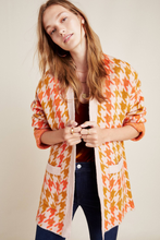 Load image into Gallery viewer, Anthropologie Houndstooth Cardigan- L
