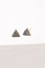Load image into Gallery viewer, Kyra Triangle Druzy Studs
