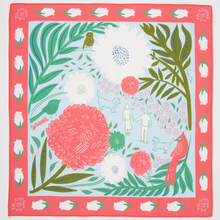 Load image into Gallery viewer, Loveholic Small Cotton Furoshiki Wrap
