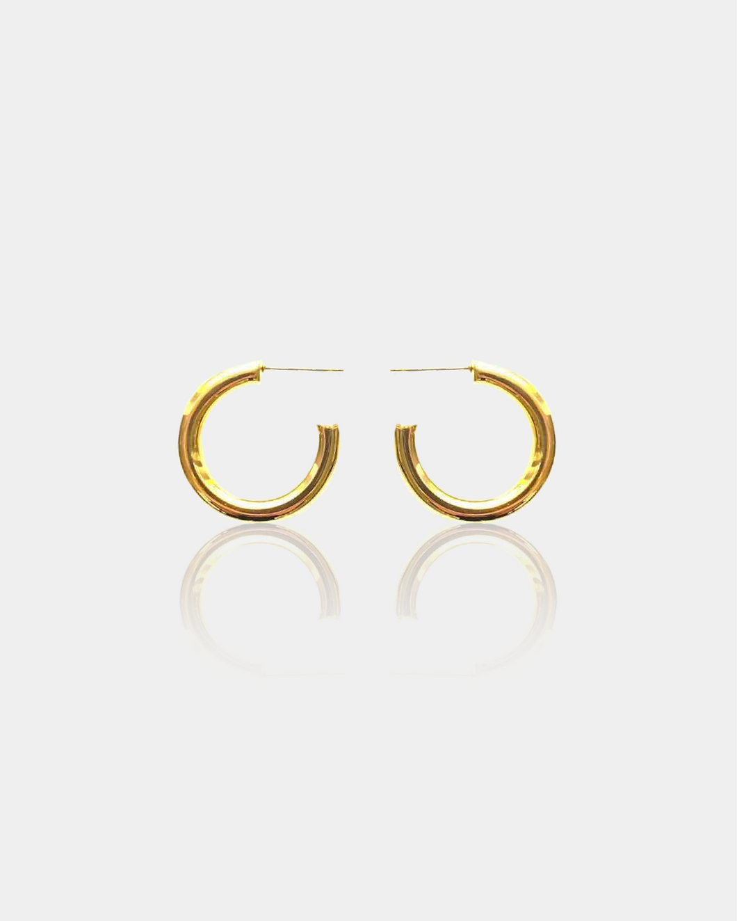 Perfect Gold Hoops - 1