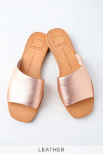 Load image into Gallery viewer, Dolce Vita Cato Rose Gold Slip On Sandals- 8.5
