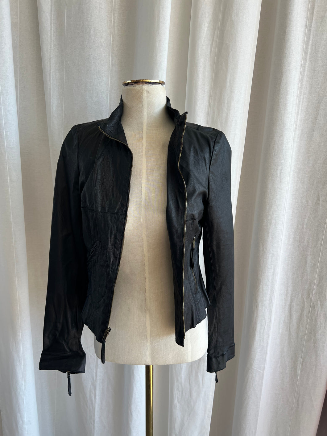 Thrifted NWT Illia Leather Jacket - 4