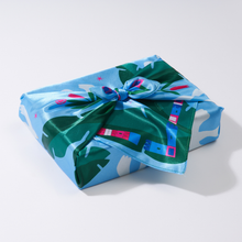 Load image into Gallery viewer, Noontime Small Satin Furoshiki Wrap

