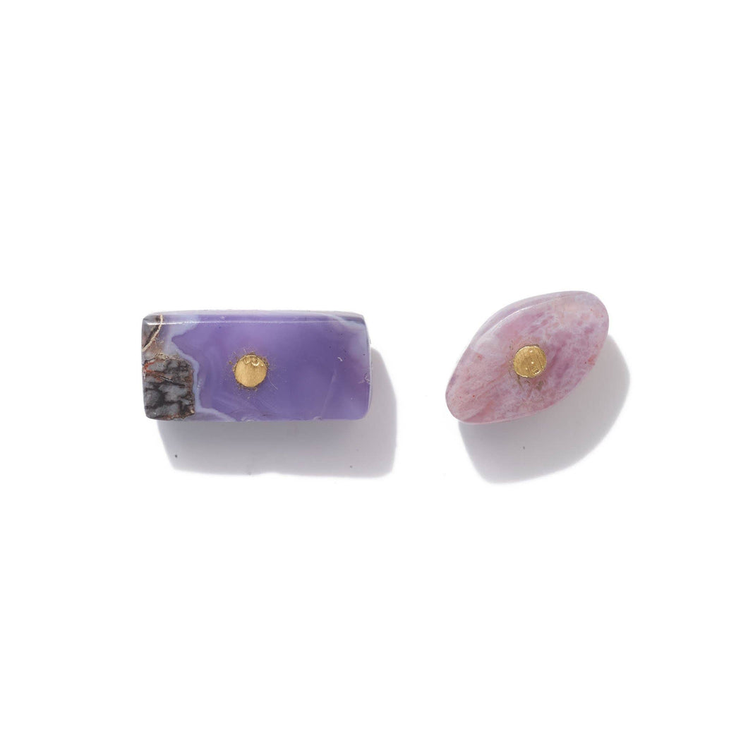 Kamali Studs - Amethyst