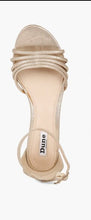 Load image into Gallery viewer, Dune London &quot;Kayleen&quot; Gold Wedge Sandals- 8
