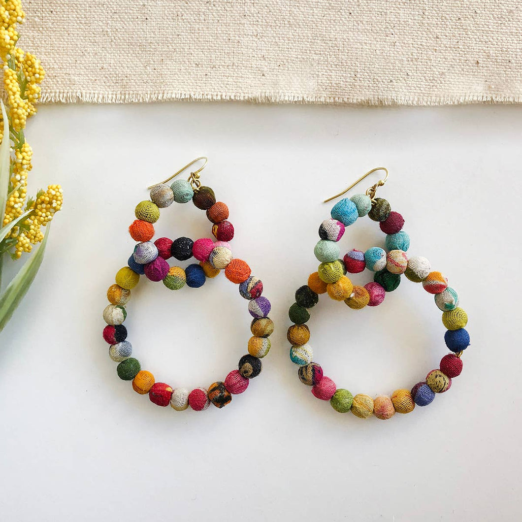 Interlocking Kantha Hoops