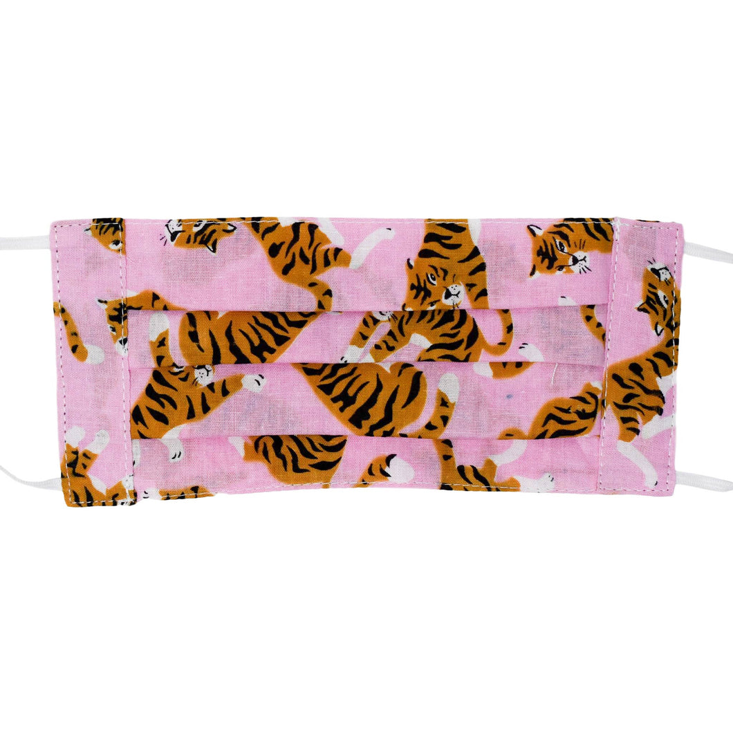 Pink Lady Tiger Face Mask