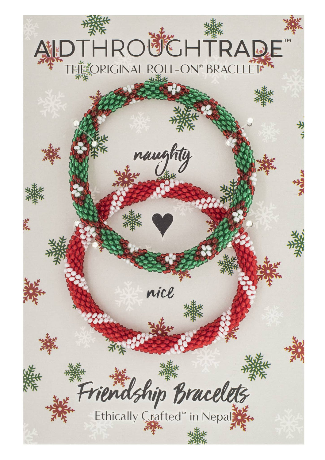 Christmas Roll-On Friendship Bracelets