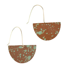 Load image into Gallery viewer, Patina Splatter Earrings
