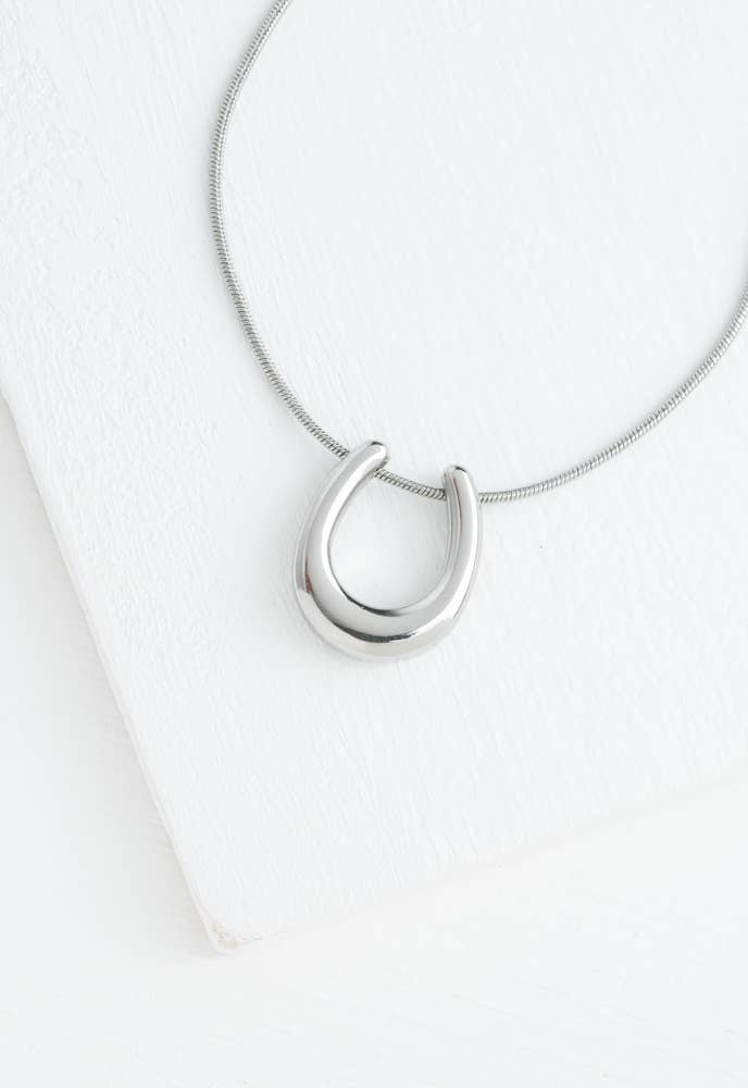 Lucky You Necklace in Silver