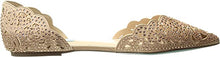 Load image into Gallery viewer, Betsey Johnson &quot;Lucy&quot; Rhinestone Pointed Toe Flats-
