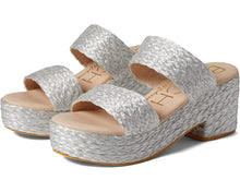 Load image into Gallery viewer, Matisse Ocean Ave Platform Silver Sandals- 9

