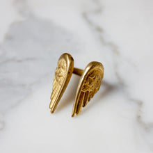 Load image into Gallery viewer, Brass Adjustable Wing Ring
