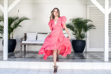 Load image into Gallery viewer, Carmen Maxi Dress - Watermelon
