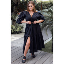 Load image into Gallery viewer, Peony Dress in Black
