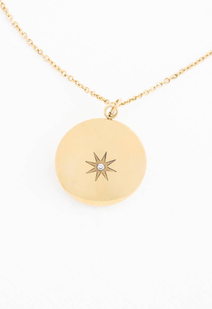 Mama Gold North Star Pendant Necklace