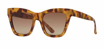 Adela Cat Eye Sunglasses - Honey Tort