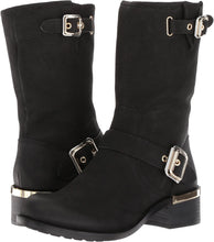Load image into Gallery viewer, Vince Camuto Black &quot;Windy&quot; Moto Boots- 6.5
