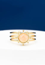 Load image into Gallery viewer, Rose Quartz Ring in Gold
