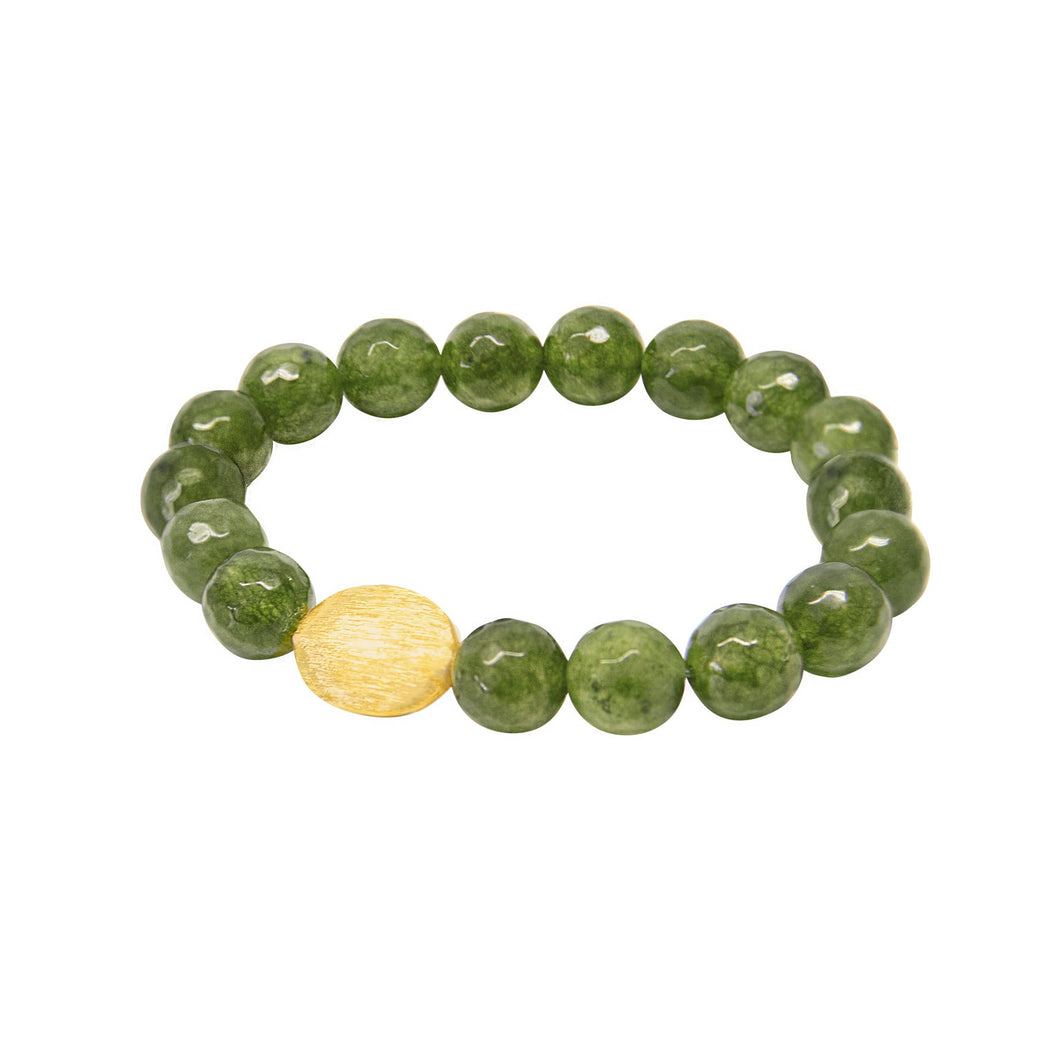 Expression Green Stone Bracelet