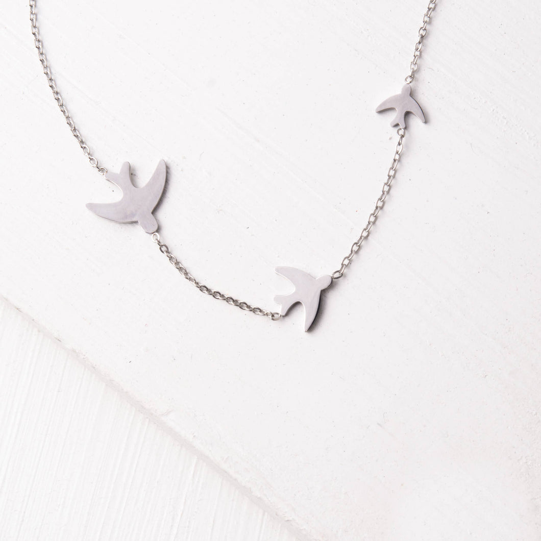 Silver Sparrows Necklace