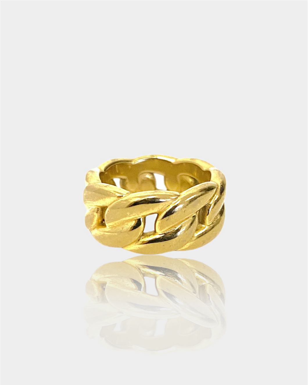 Gold Chain Link Ring