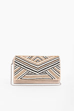 Load image into Gallery viewer, Golden Glam Hand Beaded Clutch

