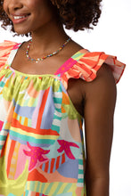 Load image into Gallery viewer, Alexa Tropical Print Square Neck Tank
