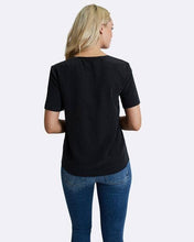 Load image into Gallery viewer, Silk T-Shirt in Black
