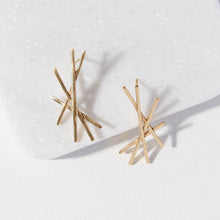 Load image into Gallery viewer, Brass Sticks Earrings
