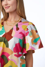 Load image into Gallery viewer, Flutter Sleeve Whimsical V-Neck Top
