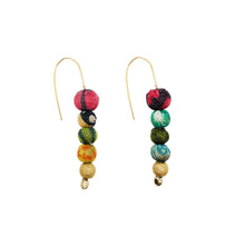 Load image into Gallery viewer, Drop 4 Kantha Bead Earrings
