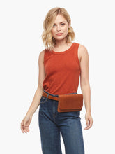 Load image into Gallery viewer, Brown Leather Belt Bag
