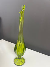 Load image into Gallery viewer, Viking Green Six Petal Swung Bud Vase

