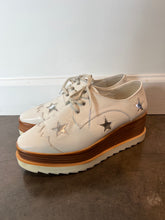 Load image into Gallery viewer, Pia Mia Ivory Platform Star Loafers - 40
