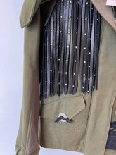 Load image into Gallery viewer, COACH 1941 Olive Western Military Hooded Jacket - Small
