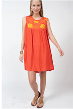 Load image into Gallery viewer, Uncle Frank Cotton Embroidered Dress - M
