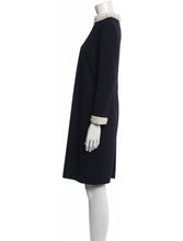 Load image into Gallery viewer, Karl Lagerfeld Paris Black 3/4 Dress Pearl Details - 14
