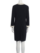 Load image into Gallery viewer, Karl Lagerfeld Paris Black 3/4 Dress Pearl Details - 14
