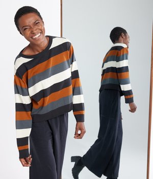 Striped Organic Cotton Sweater