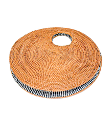 Load image into Gallery viewer, Lucy Rattan Circle Bag
