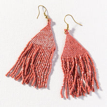 Load image into Gallery viewer, Blush Luxe Petite Fringe Earrings
