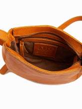 Load image into Gallery viewer, Cognac Cross Body Leather Saddle Bag
