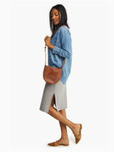 Load image into Gallery viewer, Whiskey Cross Body Leather Saddle Bag
