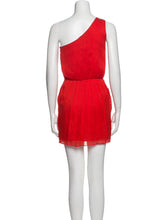 Load image into Gallery viewer, Halston One Shoulder Red Dress - Sz. 4
