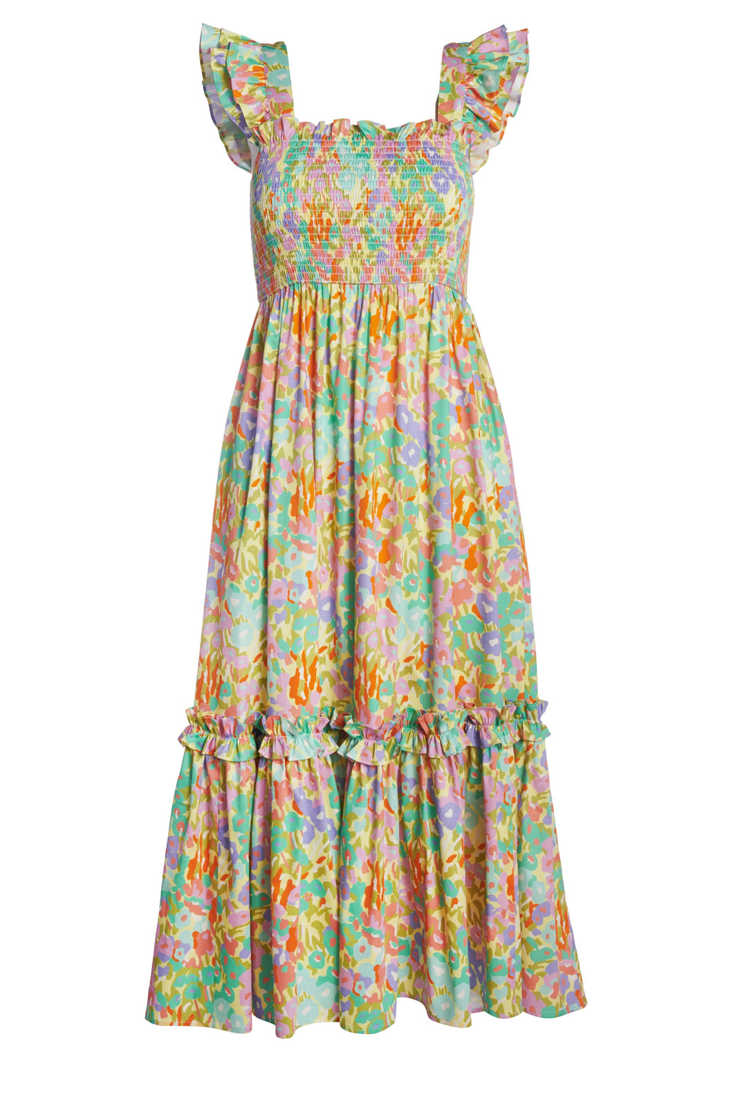 Wren Pastel Floral Maxi Dress