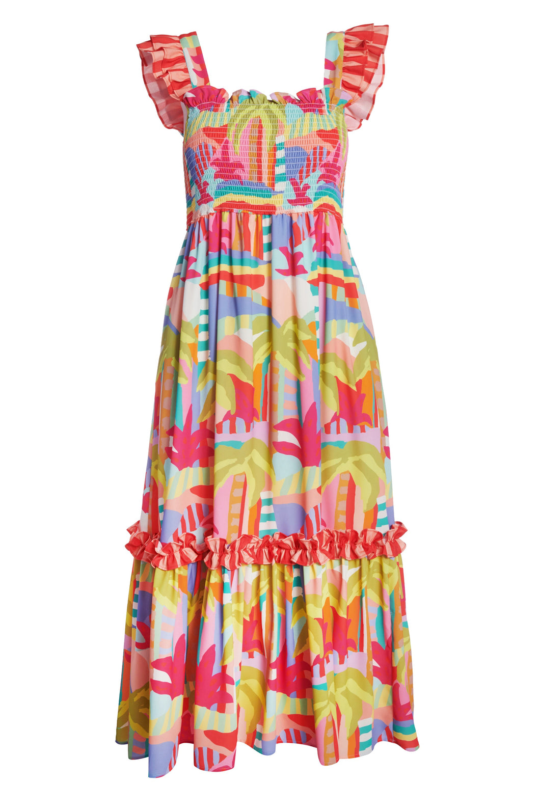 Wren Tropical Maxi Dress
